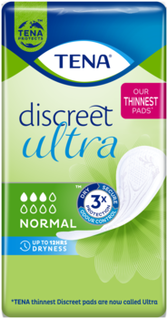 TENA Discreet Ultra Normal | Bind for urinlekkasjer
