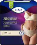 TENA Silhouette – Taillenhohe Unterwäsche bei Blasenschwäche für Frauen in Crèmefarben