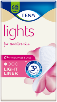 TENA Lights Light Incontinence Liner | For Sensitive skin