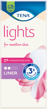 TENA Lights Incontinence Liner | For Sensitive skin
