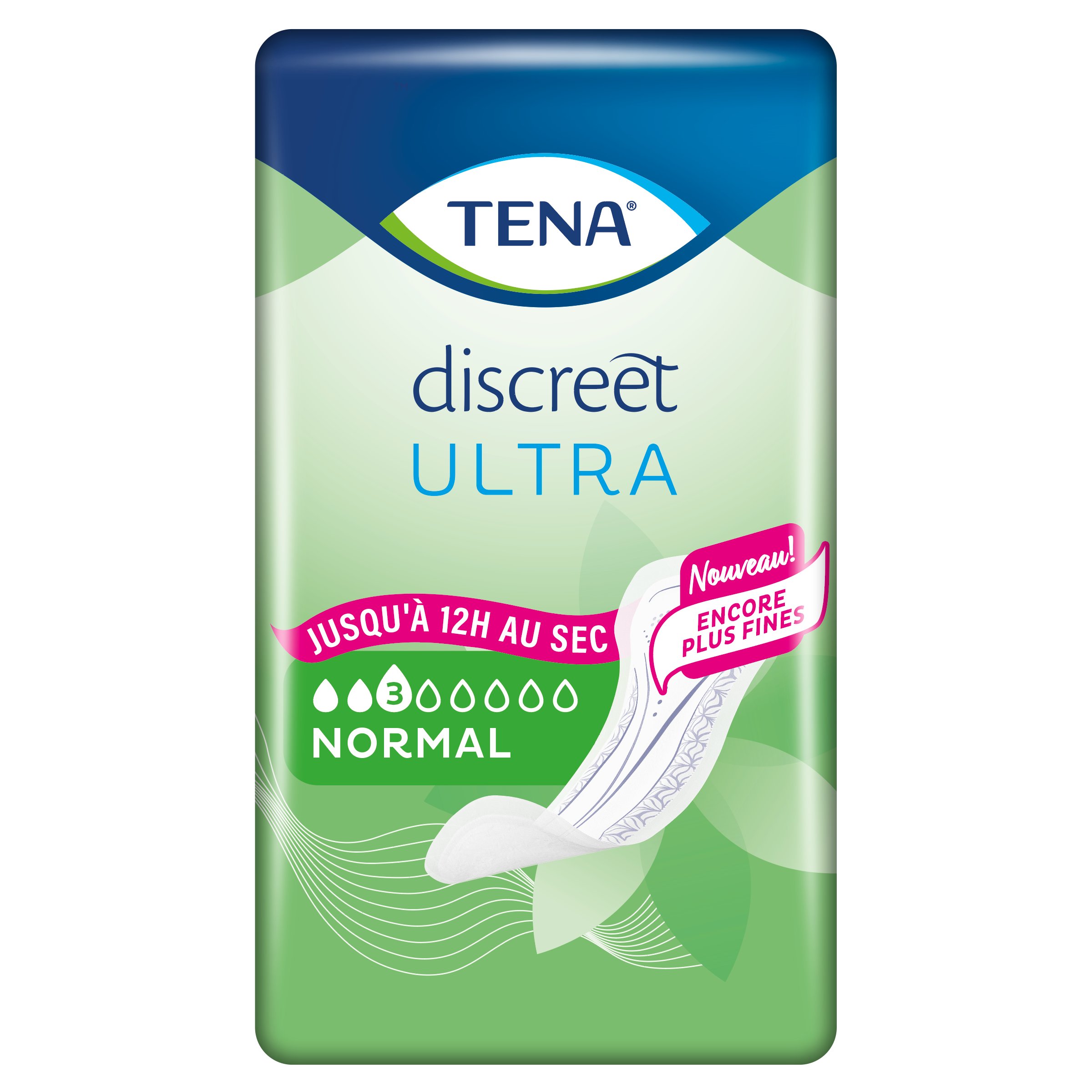 Serviette TENA Discreet Ultra Normal | Serviette pour fuites urinaires