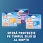 Imagini cu ambalajele gamei de chiloți  TENA: Normal, Plus și Night Plus. Mesajul transmite „Oferă protecție pe timpul zilei şi al nopții”.