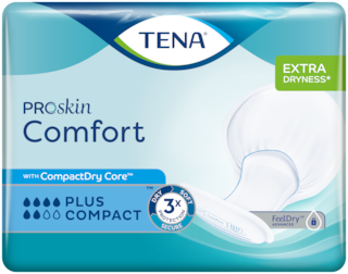 TENA ProSkin Comfort Plus Compact - Shaped incontinence pad
