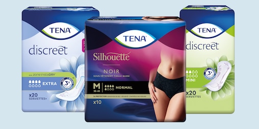 Gamme de produits TENA pour femmes
