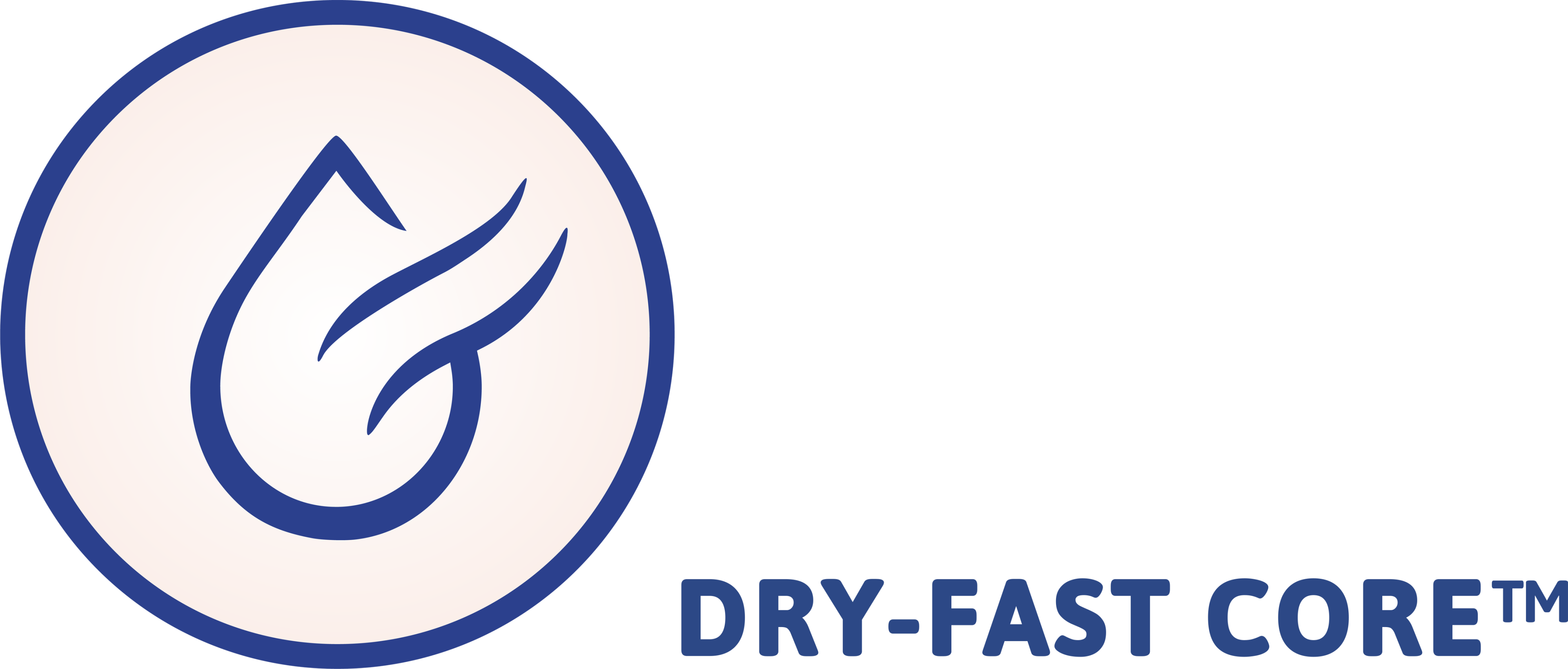 Icon for the "Dry-fast core™" claim