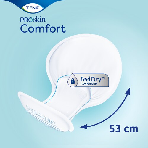 TENA ProSkin Comfort Plus Compact – schalenförmige Inkontinenzvorlage für mehr Komfort und Auslaufschutz