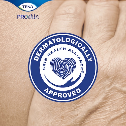 TENA ProSkin - Os produtos absorventes para incontinência são  aprovados pela Skin Health Alliance