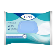 Toalhete Húmido TENA ProSkin - embalagem com tampa plástica 