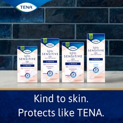 Suaves para a pele. Protege como TENA.