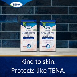 Suaves para a pele. Protege como TENA.