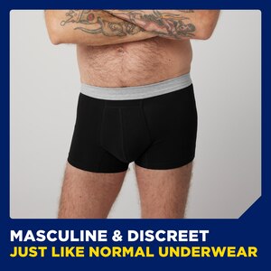 Masculine and Discreet, just like normal underwear