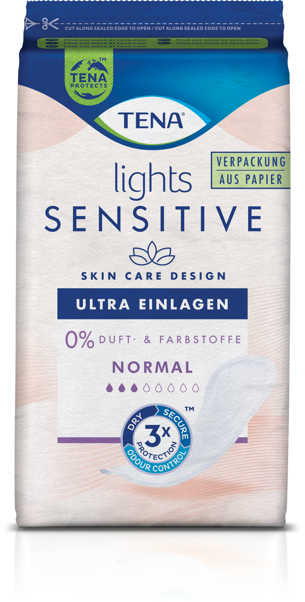 TENA lights Sensitive Ultra Einlagen Normal | Inkontinenzprodukt