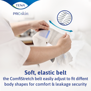 Soft, elastic belt