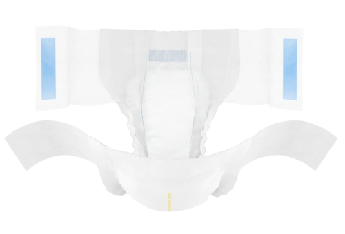 TENA Complete+Care incontinence briefs - product open 