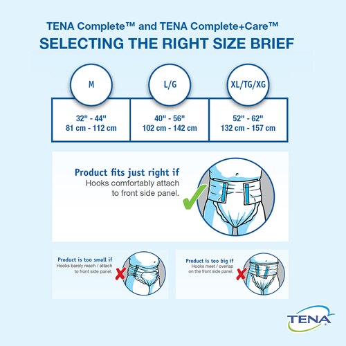 TENA Complete +Care™ Incontinence Briefs - TENA