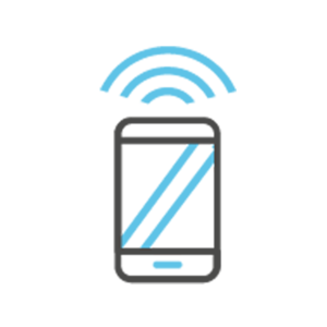 Icon illustrating a mobile phone