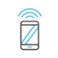 Icon illustrating a mobile phone