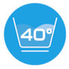 Icon for the claim "wear, wash, reuse".