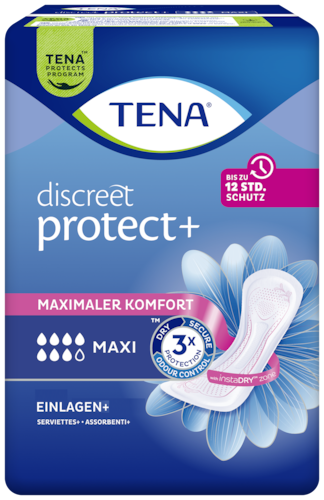 TENA Discreet Protect+ Maxi | Inkontinenz-Einlage