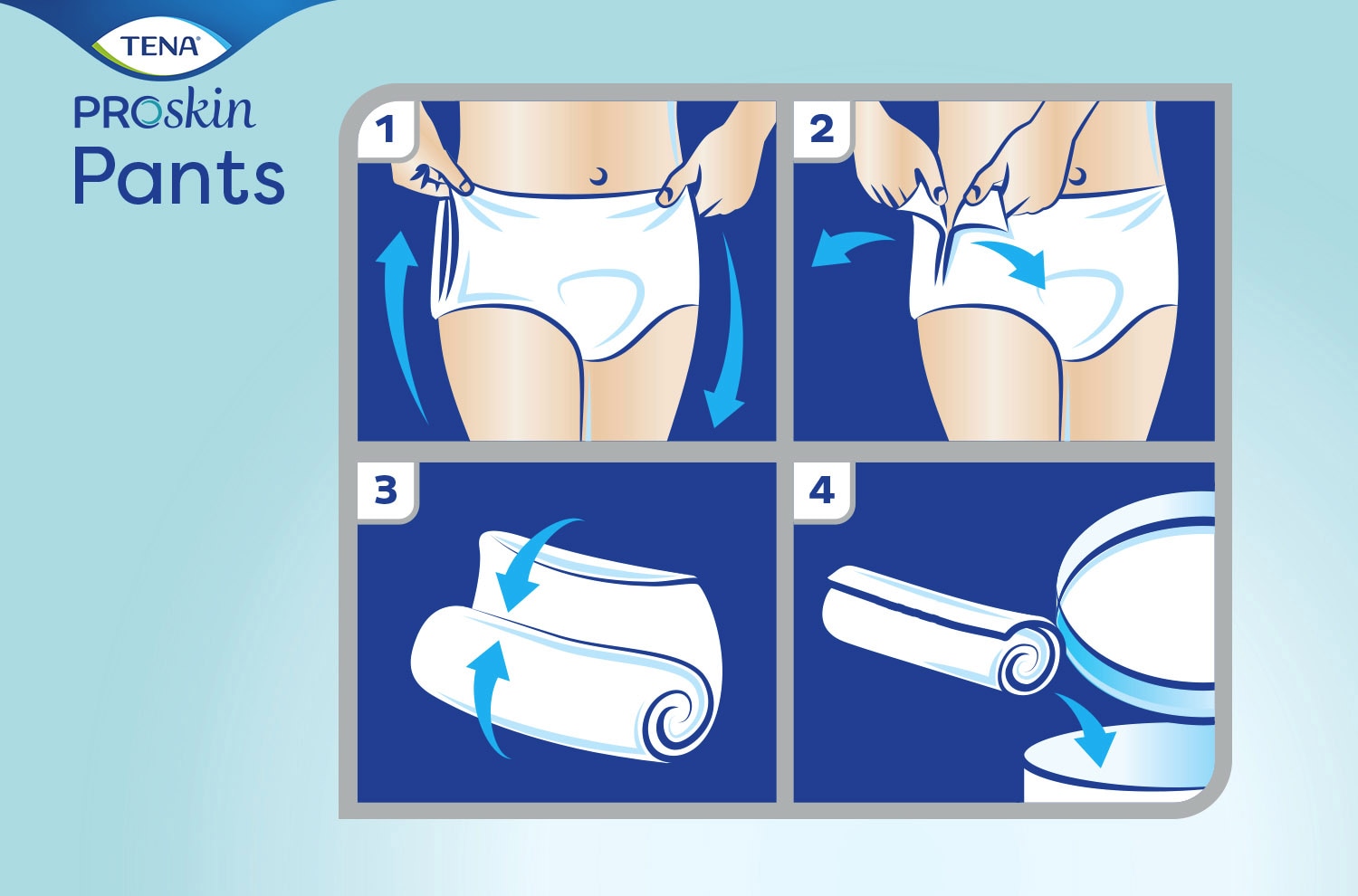 Blueleaf  Tena Pants Normal  Medium x 72 791569   Tena Pants   Continence Pads  Tena  All Continence Care
