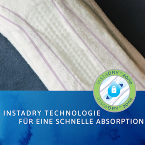 InstaDRY Technologie für eine schnelle Absorption – TENA Discreet Protect+ Maxi Inkontinenz Einlage