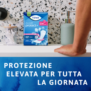 TENA Discreet Protect+ Maxi, la protezione più assorbente per uso diurno
