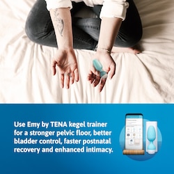 Emy by TENA Kegel Trainer for better bladder control, faster postpartum recovery and enhanced intimacy
