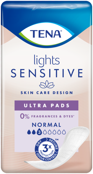 TENA Lights Sensitive Ultra Normal -pakkauksen kuva