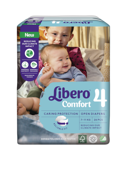 Libero Comfort 4 Open Diaper