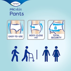 TENA Pants ProSkin – Sigurne i jednostavne za upotrebu