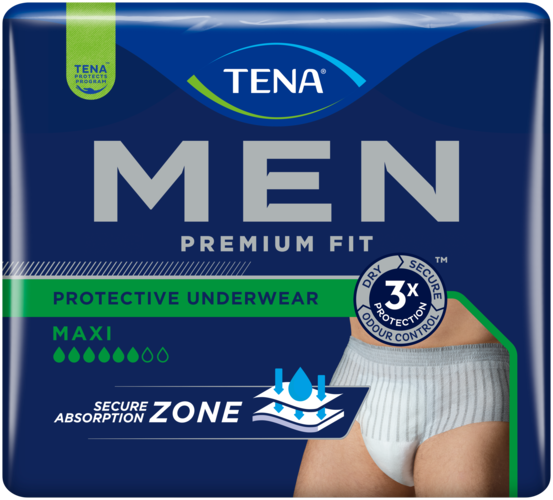 straal Blijkbaar repertoire TENA Men Premium Fit | Incontinentieondergoed