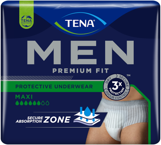 TENA Men Premium Fit Maxi | Absorberande engångsunderkläder