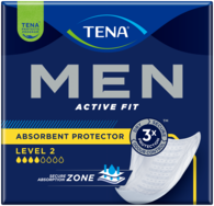 TENA Men Active Fit Absorbent Protector Level 2 | Επιθέματα ακράτειας