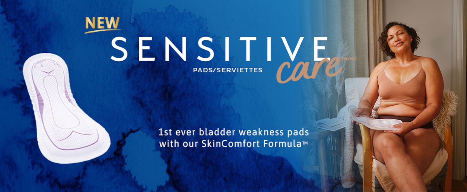 Sensitive Care Pads - Request a sample