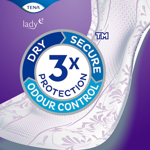 TENA Overnight incontinence Pads (Green)