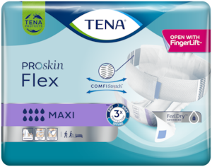 TENA Flex Maxi | Ergonomická inkontinenčná pomôcka s rýchloupevňovacím pásom