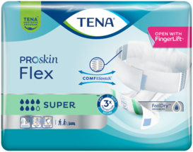 TENA Flex Super  Ergonomic belted incontinence product