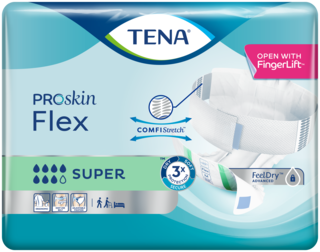 TENA Flex Super | Ergonomic belted incontinence product