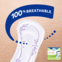 100% breathable Helps protect your sensitive, intimate skin
