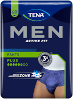 TENA Men Pants Plus | Blå absorberande engångsunderkläder