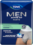 Pánské spodní prádlo TENA Men Pants Normal | Šedé inkontinenční spodní prádlo