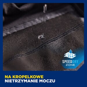 Bielizna TENA Men Protective Boxers błyskawicznie pochłania krople moczu