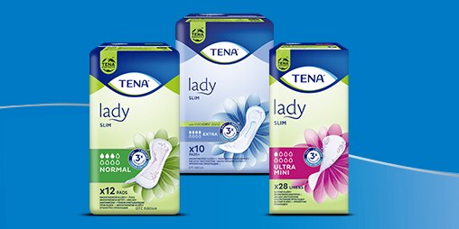 Gama produktów dla kobiet TENA