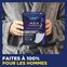 TENA Men Overnight Extra Coverage Guards are designed for men.