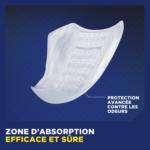 TENA Men Overnight Extra Coverage Guards have secure absorption zone due to ultra absorbent core and advanced odor protection.