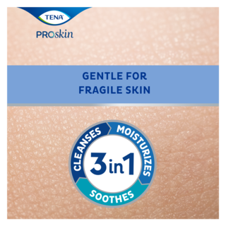 Gentle for fragile skin that cleanses, moisturizes and soothes