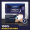 TENA Men Extra Coverage Overnight Underwear are 100% made for men. 