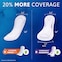 TENA Sensitive Care Extra Coverage™ Overnight has 20% more coverage than the Sensitive Care Ultimate pad
