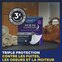 TENA Men Overnight Extra Coverage Guards provide triple protection against leaks, odor and moisture.