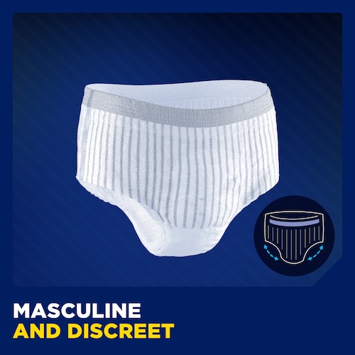 Men's Incontinence Underwear 2nd Protective Intelligence Mens Incontinence  Briefs (L)